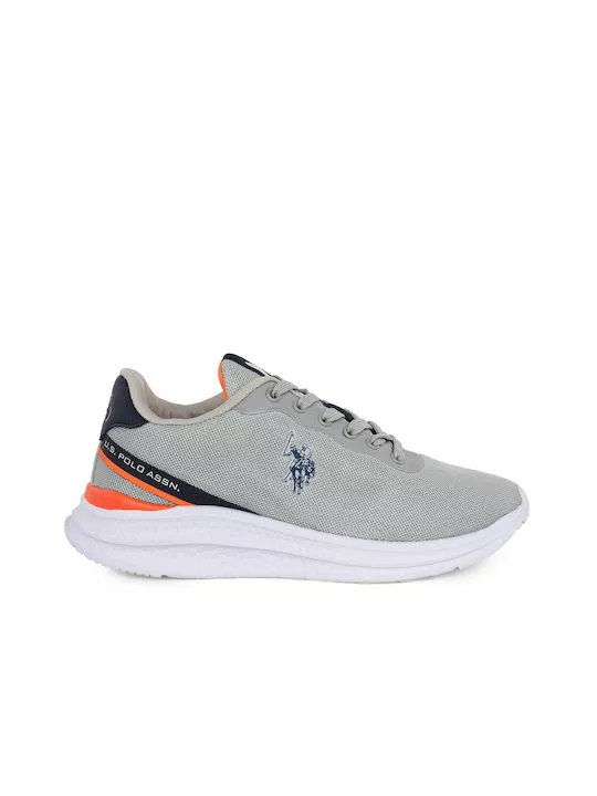 U.S. Polo Assn. - Ανδρικά Sneakers KALEB002-LGR002 Γκρι