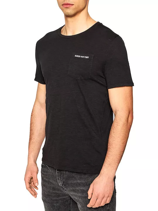 Guess Jeans - Ανδρικό T-shirt M1GI97K6XN1-JBLK Μαύρο