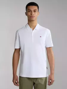 Napapijri - Ανδρικό T-shirt Polo Ealis SS Regular Fit NP0A4H8B-002 Λευκό