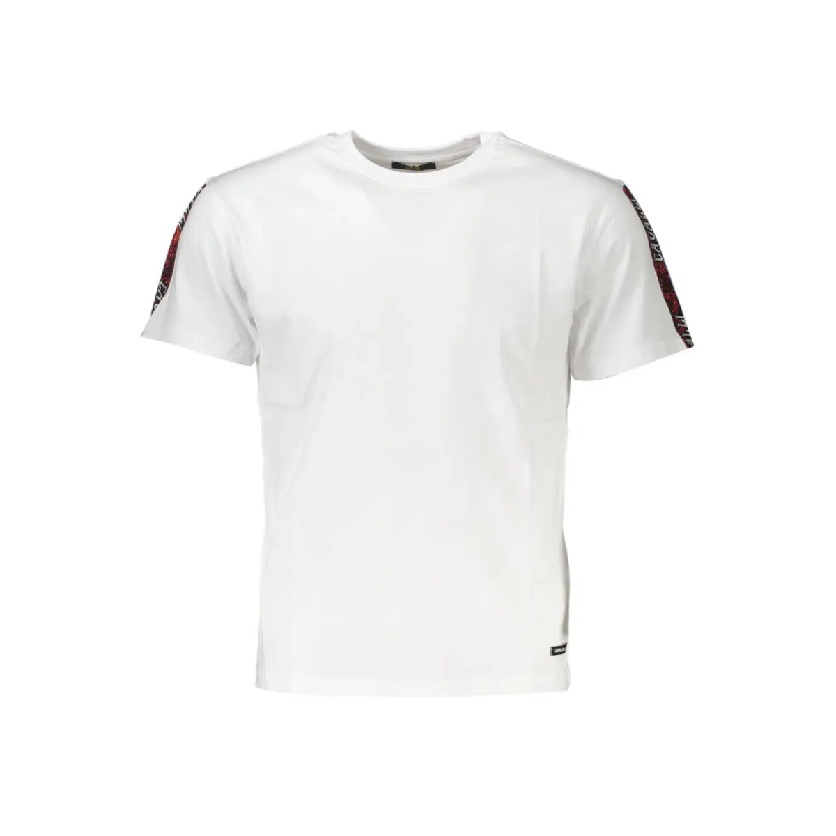 Cavalli Class - Ανδρικό T-shirt με λογότυπο στην πλάτη QXT60D-JD060-00053 Λευκό