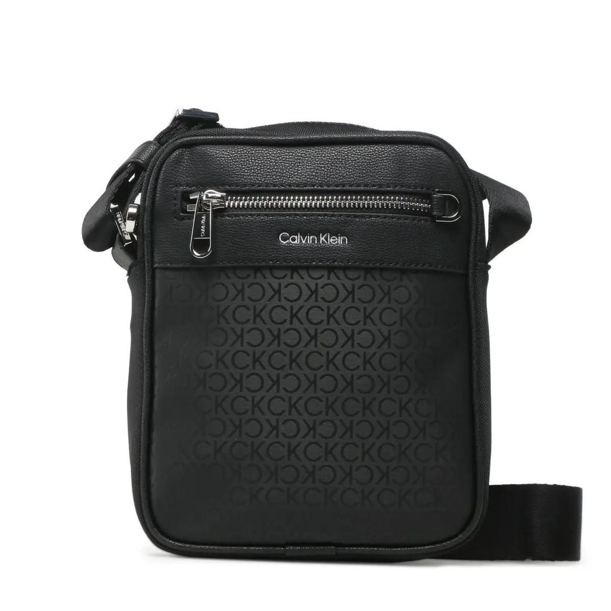 Calvin Klein - Reporter S Ανδρική Τσάντα Ώμου / Χιαστί K50K510566-01N σε Μαύρο χρώμα