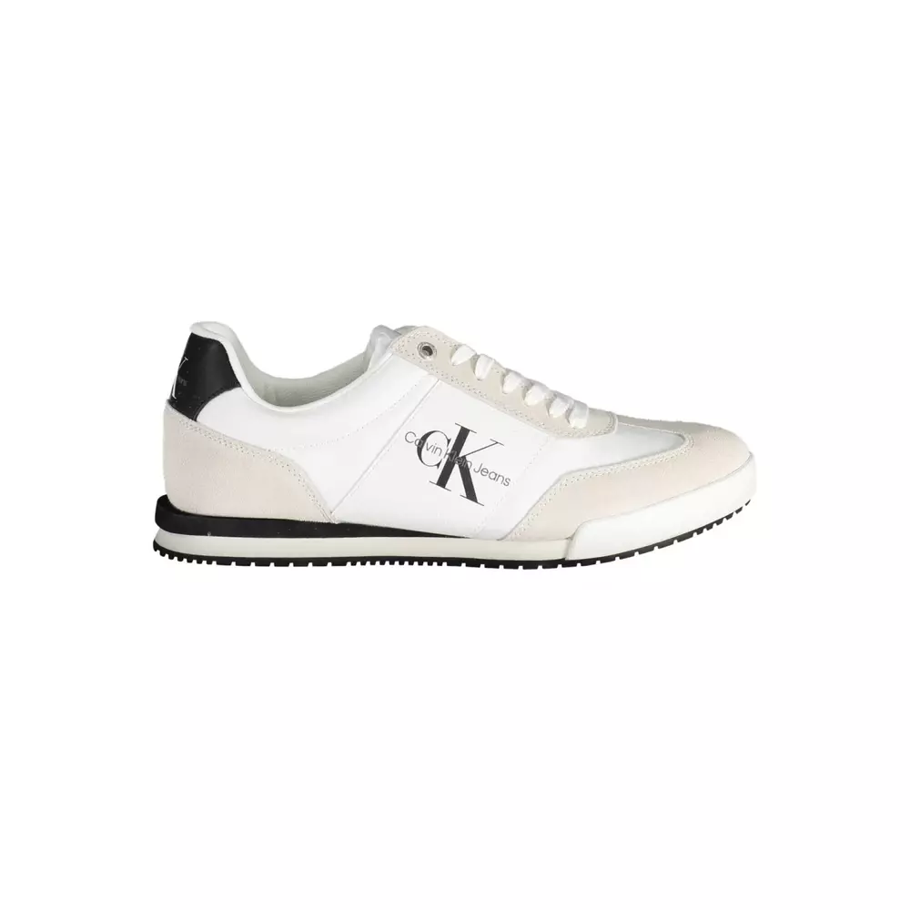 Calvin Klein - Ανδρικά Sneakers Low Profile Mono Essential YM0YM00686-0K4 Λευκό