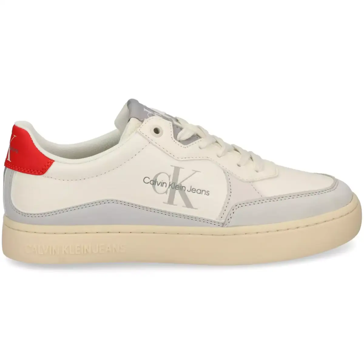 Calvin Klein - Ανδρικά Sneakers Classic Cupsole Low Lth Ml Fad YM0YM00885-0GC Λευκό