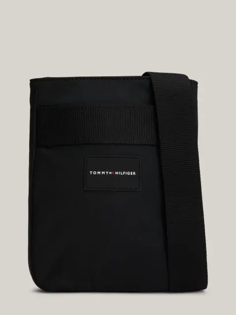 Tommy Hilfiger - Ανδρική Τσάντα Ώμου / Χιαστί Func Nylon Mini Crossover AM0AM12468-BDS Μαύρο