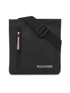 Tommy Hilfiger - Ανδρική Τσάντα Ώμου Χιαστί Th Pique Mini Crossover AM0AM11783 -BDS Μαύρο