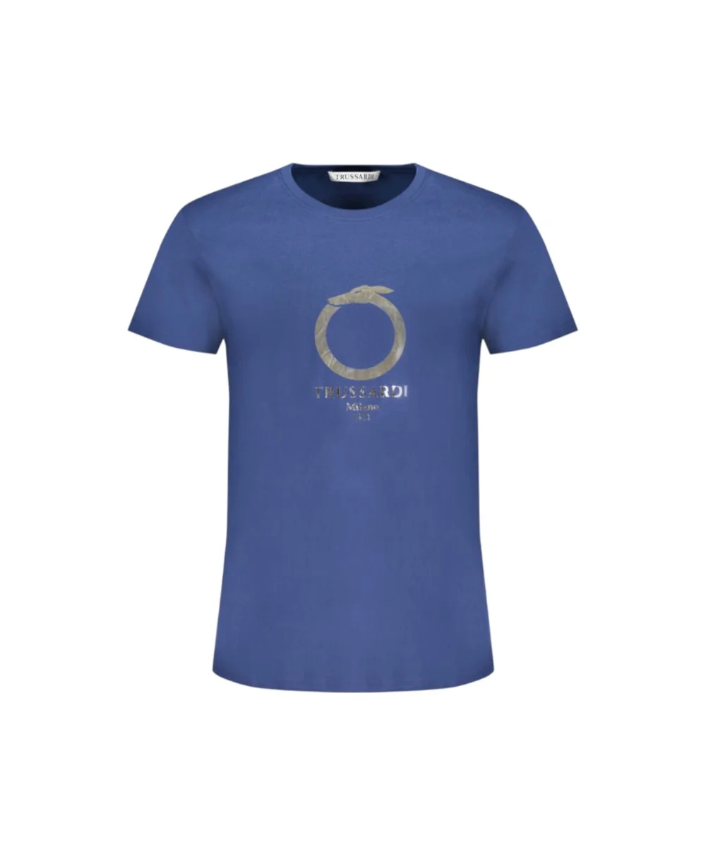 Trussardi Jeans - Ανδρικό T-Shirt TRU2MTS03-14DKBL Μπλε