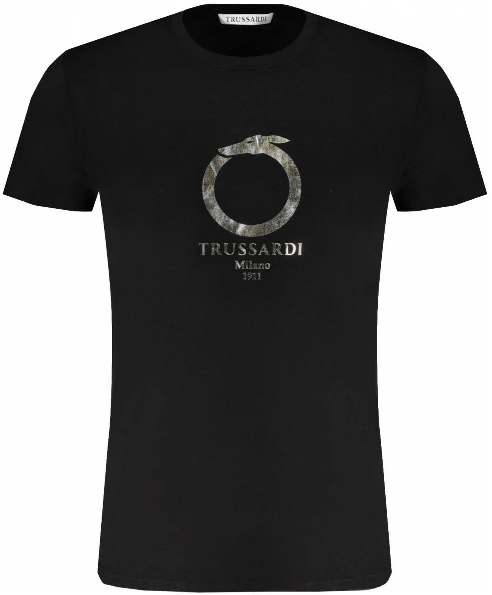 Trussardi Jeans - Ανδρικό T-Shirt TRU2MTS03-5BLKS Μαύρο