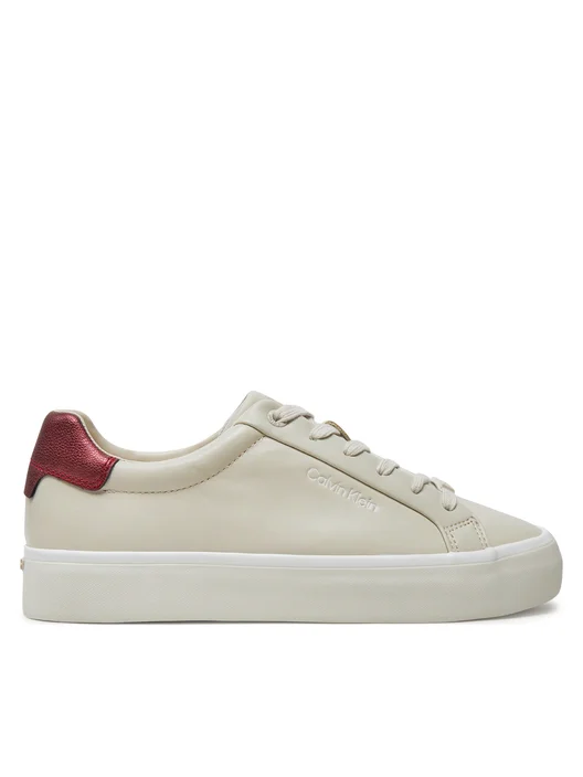 Calvin Klein - Γυναικεία Sneakers HW0HW02104-0IO Μπεζ