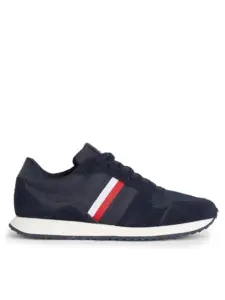Tommy Hilfiger - Ανδρικά Sneakers Runner Evo Mix FM0FM04699-DW5 Μπλε