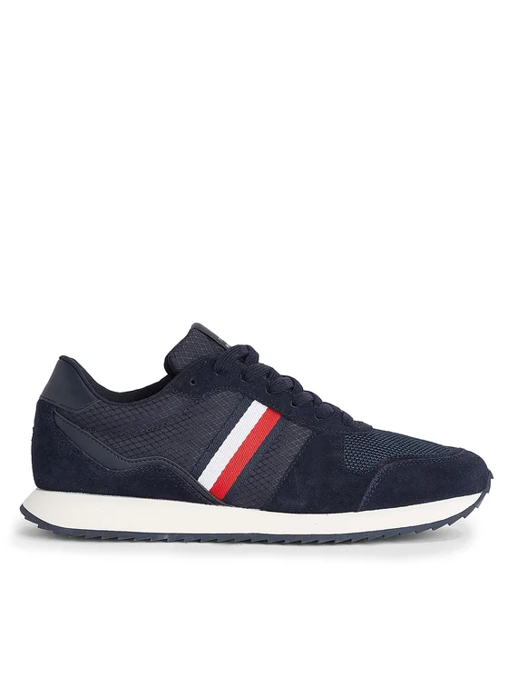 Tommy Hilfiger - Ανδρικά Sneakers Runner Evo Mix FM0FM04699-DW5 Μπλε