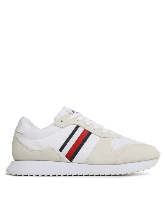 Tommy Hilfiger - Ανδρικά Sneakers Runner Evo Mix FM0FM04699-YBS Μπεζ