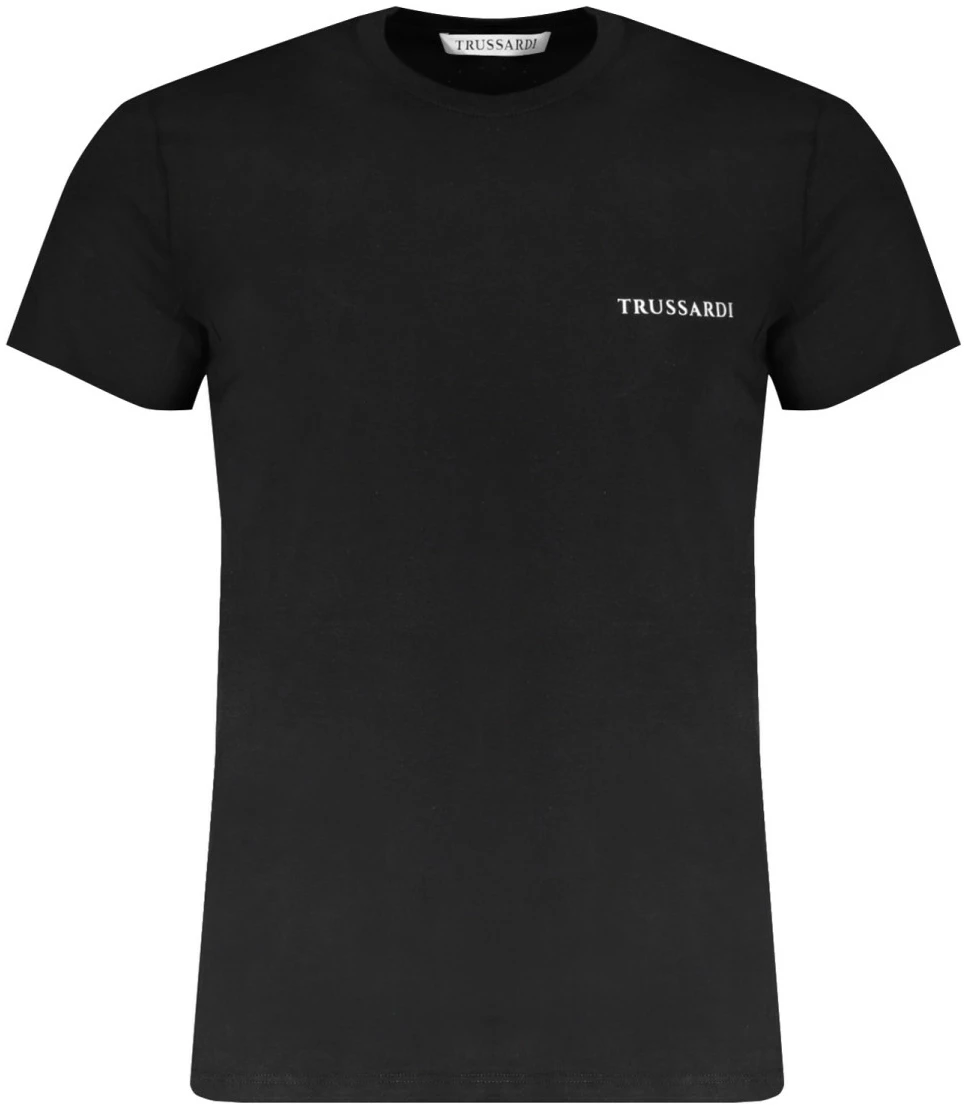 Trussardi Jeans - Ανδρικό T-Shirt TRU1MTS02-BLACK Μαύρο