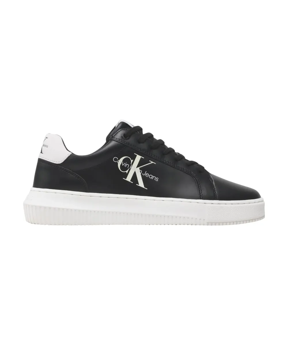 Calvin Klein - Cupsole Mono Lth Ανδρικά Chunky Sneakers YM0YM00681-0GJ Μαύρο