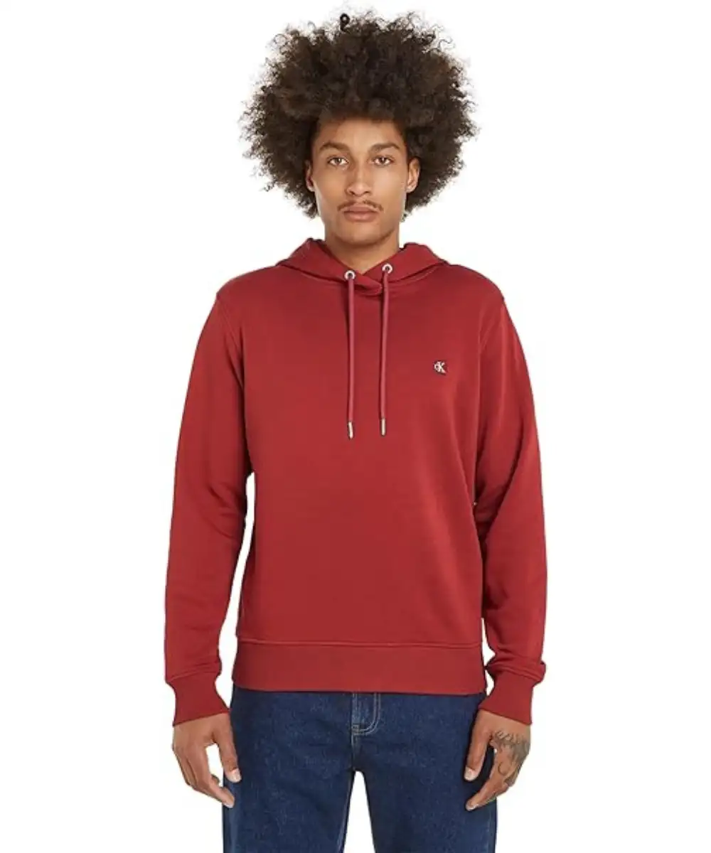 Calvin Klein -  Ανδρικό Φούτερ Embro Regular Fit J30J325149-XA0 Κόκκινο
