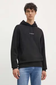 Calvin Klein - Ανδρικό Φούτερ Grid Monogram Regular Fit J30J325639-BEH Μαύρο