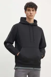 Calvin Klein - Ανδρικό Φούτερ Logo Tape Regular Fit J30J325632-BEH Μαύρο