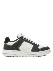 Tommy Hilfiger - Ανδρικά Sneakers The Brooklyn Mix Material EM0EM01428-BDS Μαύρο