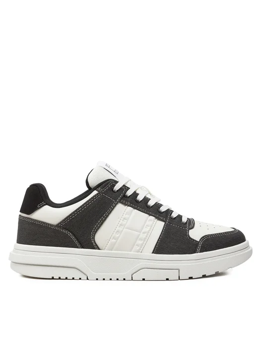 Tommy Hilfiger - Ανδρικά Sneakers The Brooklyn Mix Material EM0EM01428-BDS Μαύρο