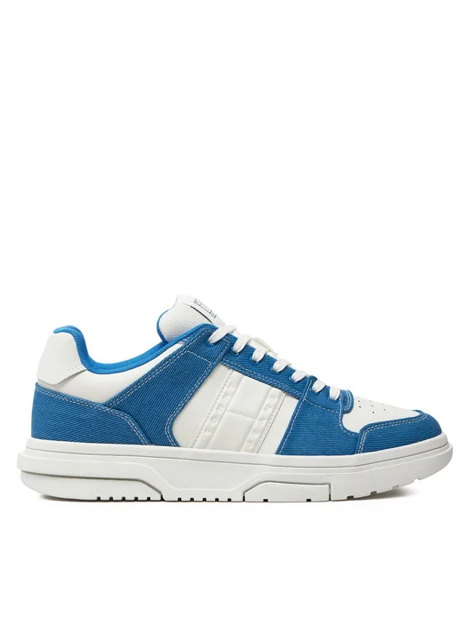 Tommy Hilfiger - Ανδρικά Sneakers The Brooklyn Mix Material EM0EM01428-C2T Μπλε