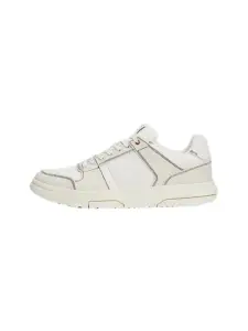 Tommy Hilfiger - Ανδρικά Sneakers The Brooklyn Mix Material EM0EM01428-YBI Εκρού