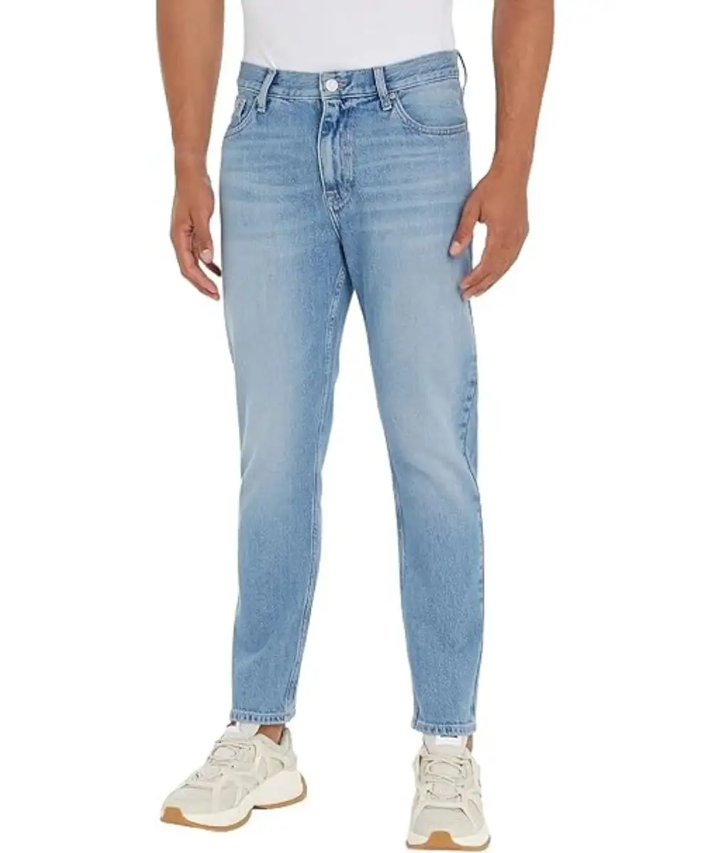 Tommy Hilfiger - Ανδρικό Παντελόνι Τζιν Ελαστικό Dad Tapered Regular Fit DM0DM20200-1AB Μπλε