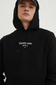 Tommy Hilfiger - Ανδρικό Φούτερ με Κουκούλα DM0DM18610-BDS Μαύρο