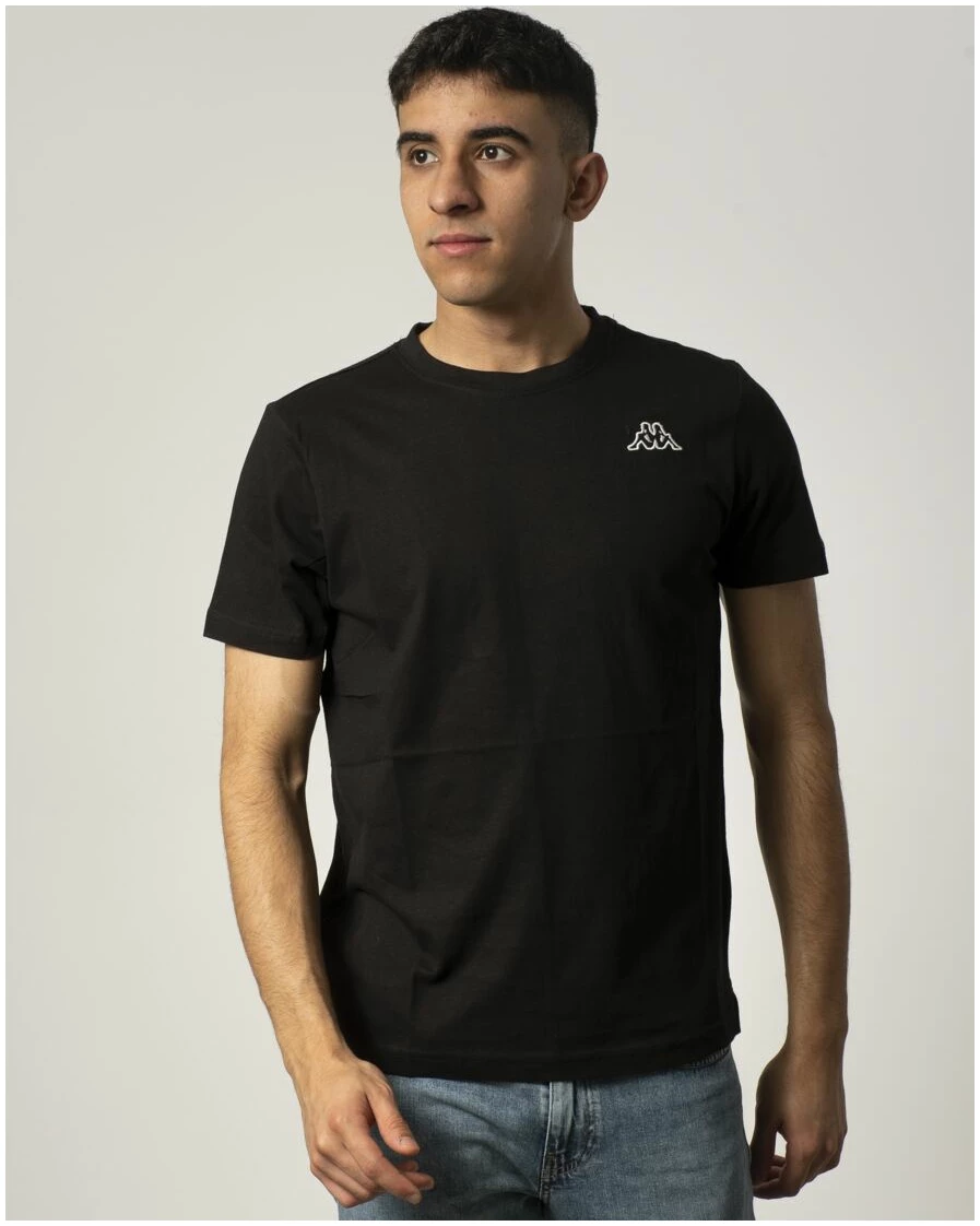 Kappa -  Ανδρικό T-shirt Logo Korpo Cafers Slim Fit 304J150-005 Μαύρο