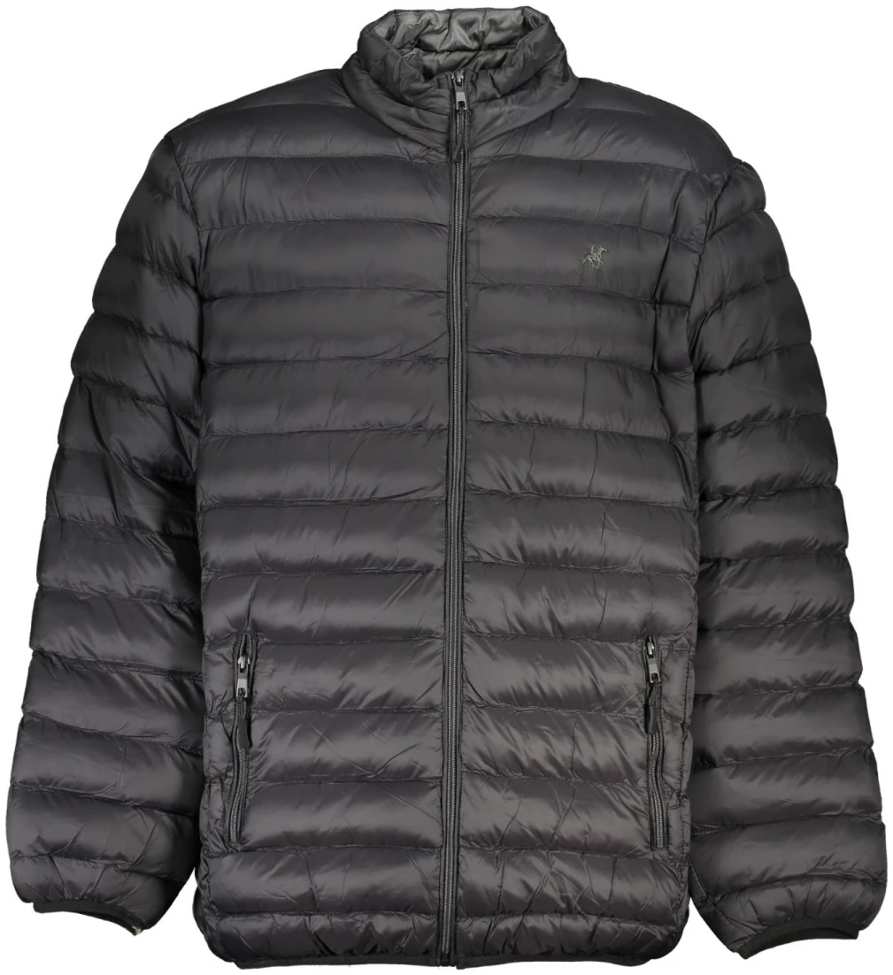 U.S.Grand Polo - Ανδρικό Χειμωνιάτικο Μπουφάν Puffer slim fit OUSG270-Black Μαύρο