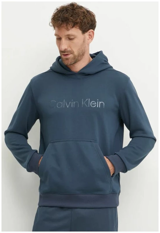 Calvin Klein - Ανδρικό Φούτερ Performance Regular Fit 00GMF4W302-PPK Μπλε