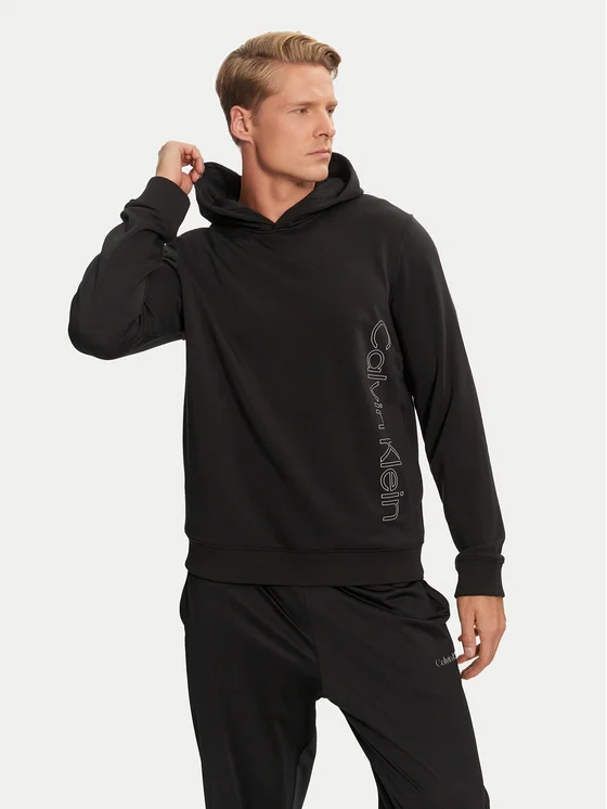 Calvin Klein - Ανδρικό Φούτερ Performance Regular Fit 00GMF4W340-BAE Μαύρο
