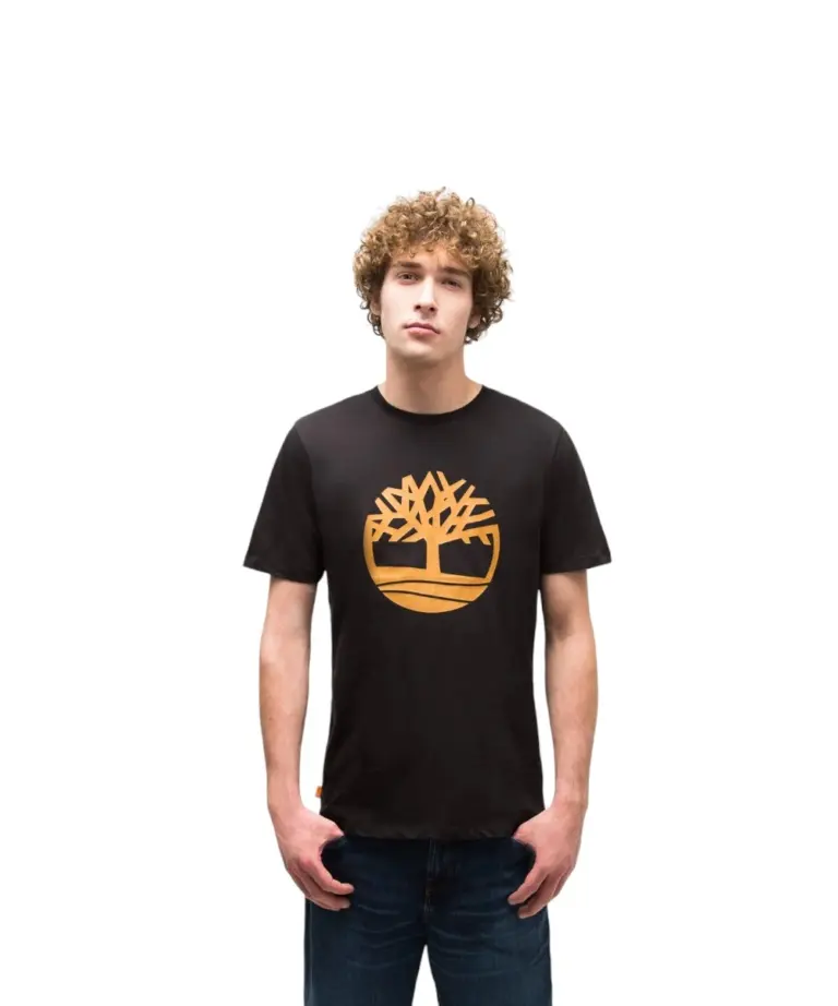 Timberland - Ανδρικό T-shirt Mε Λογότυπο Timberland River Tree TB0A2C6S-P56 Μαύρο