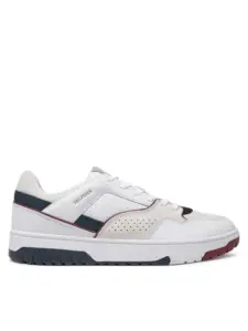 Tommy Hilfiger - Ανδρικά Sneakers Th Basket Modern Street Lth FM0FM05211-YBS Λευκό