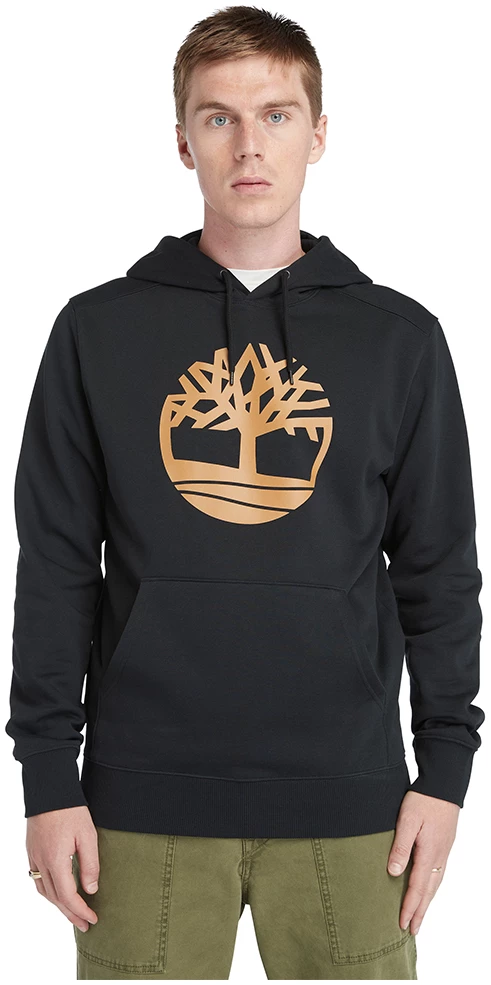 Timberland - Ανδρικό Φούτερ με Κουκούλα Kennebec River Tree regular fit TB0A2BJH-P56 Μαύρο