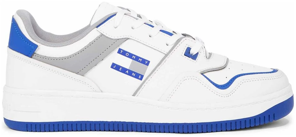 Tommy Hilfiger - Ανδρικά Sneakers Retro Basket EM0EM01463-C8T Λευκό