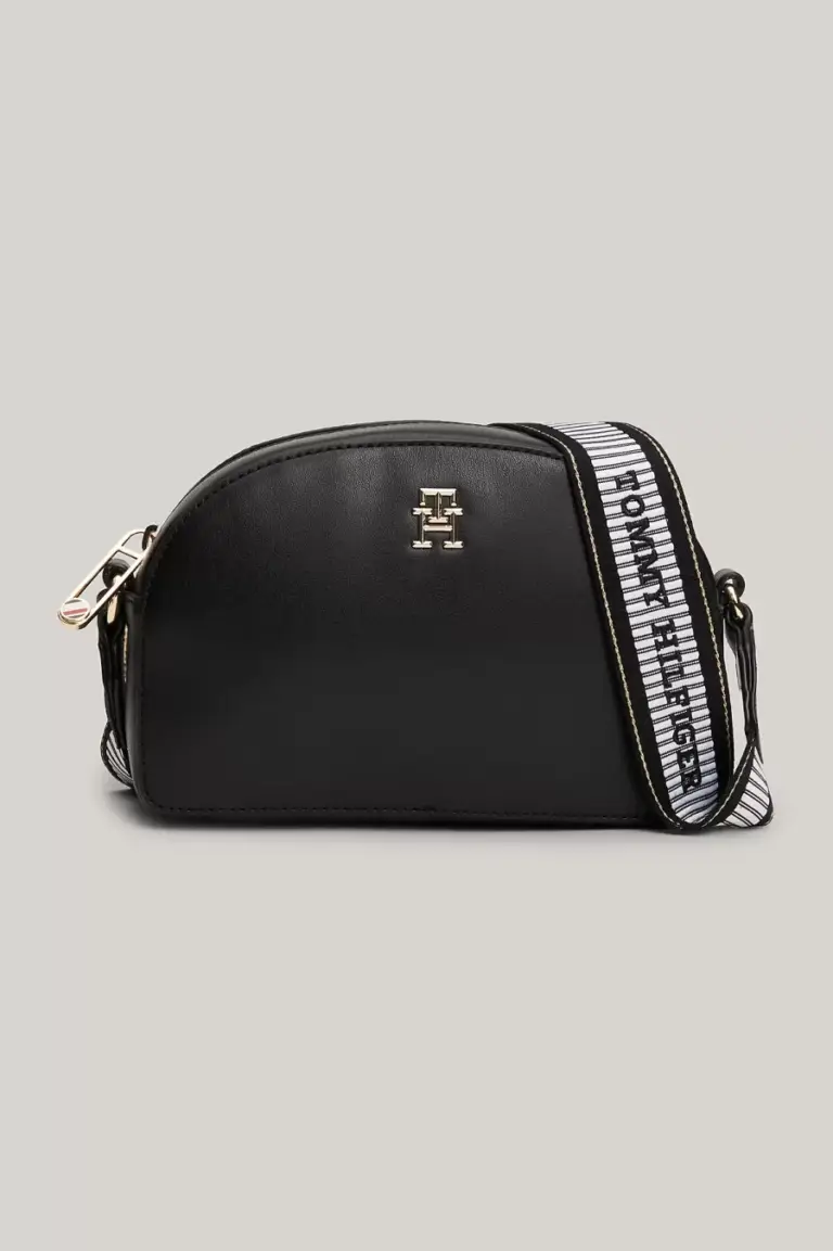 Tommy Hilfiger - Γυναικεία Τσάντα Ώμου/Χιαστί Fresh Camera Bag Corp AW0AW16679-BDS Μαύρο