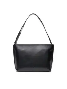 Calvin Klein - Γυναικεία Τσάντα Ck Embossed Logo Medium Tote K60K612570-BEH Μαύρη