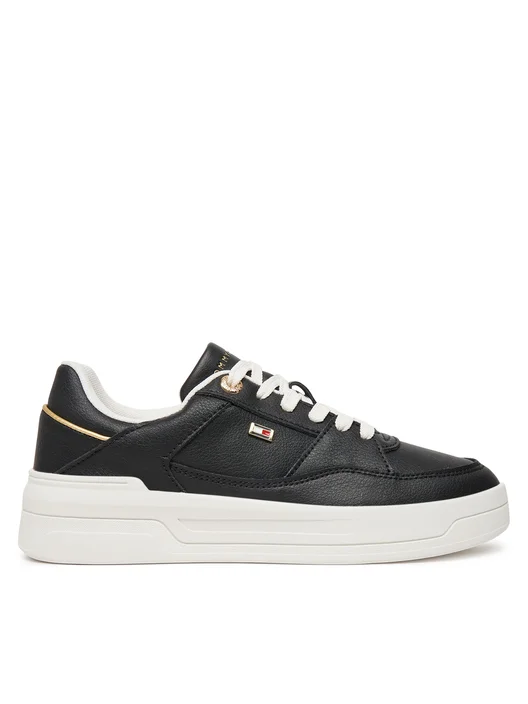 Tommy Hilfiger - Essential Basket Γυναικεία Sneakers FW0FW08261-BDS Μαύρο