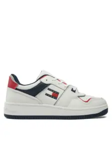 Tommy Hilfiger - Ανδρικά Sneakers Retro Basket EM0EM01463-XLC Λευκό