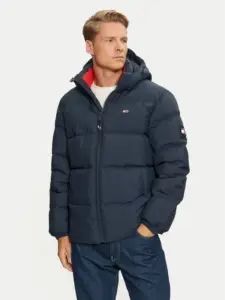 Tommy Hilfiger - Ανδρικό Αδιάβροχο Μπουφάν Tjm Essential Down Regular Fit DDM0DM19786-C1G Μπλε