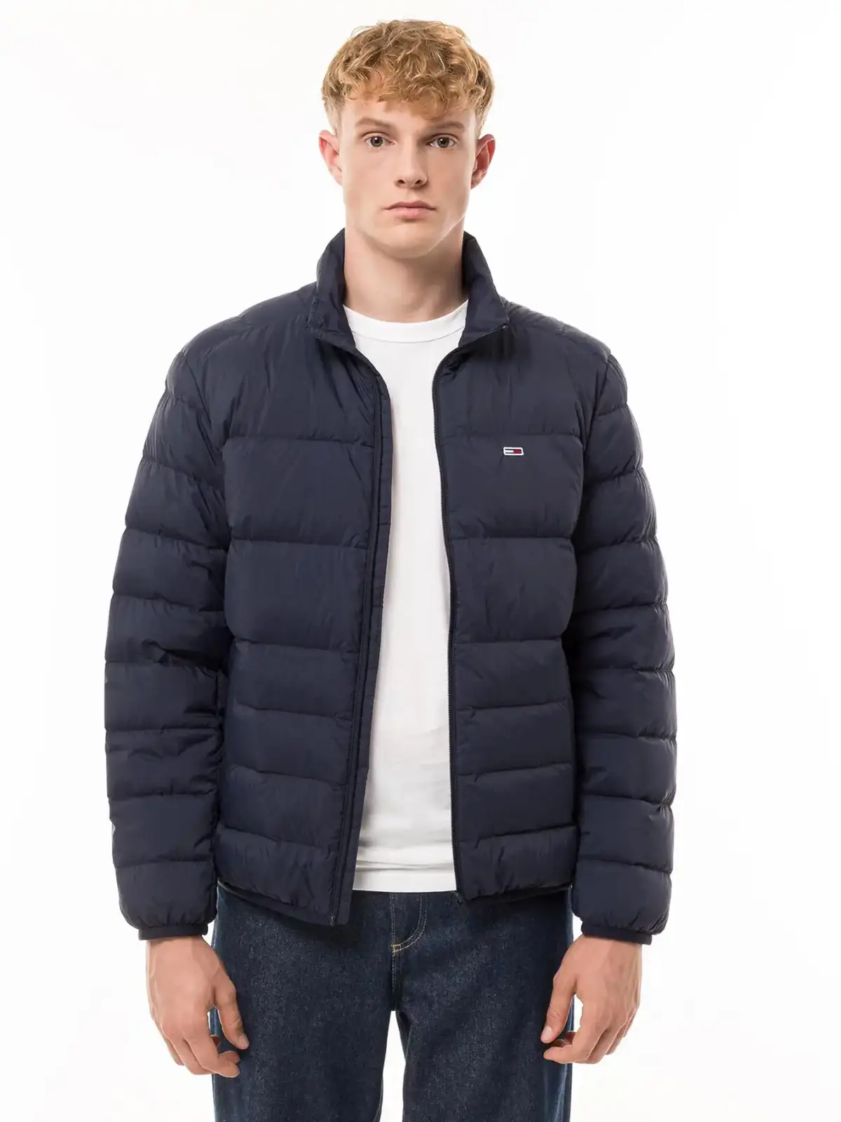 Tommy Hilfiger - Ανδρικό Μπουφάν Light Down Packable Regular Fit DM0DM20686-C1G Μπλε Σκούρο