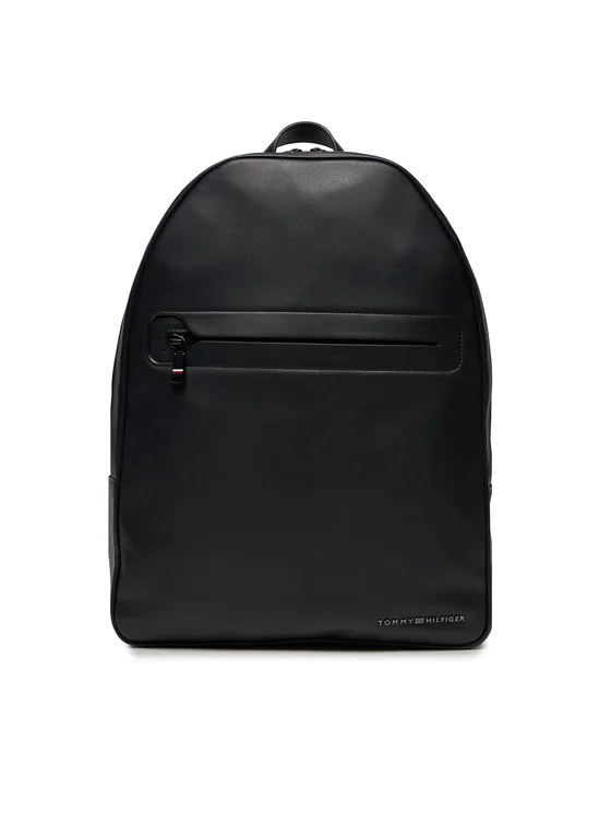 Tommy Hilfiger - Ανδρικό Σακίδιο Th Modern Pu Dome Backpack AM0AM12231-BDS Μαύρο