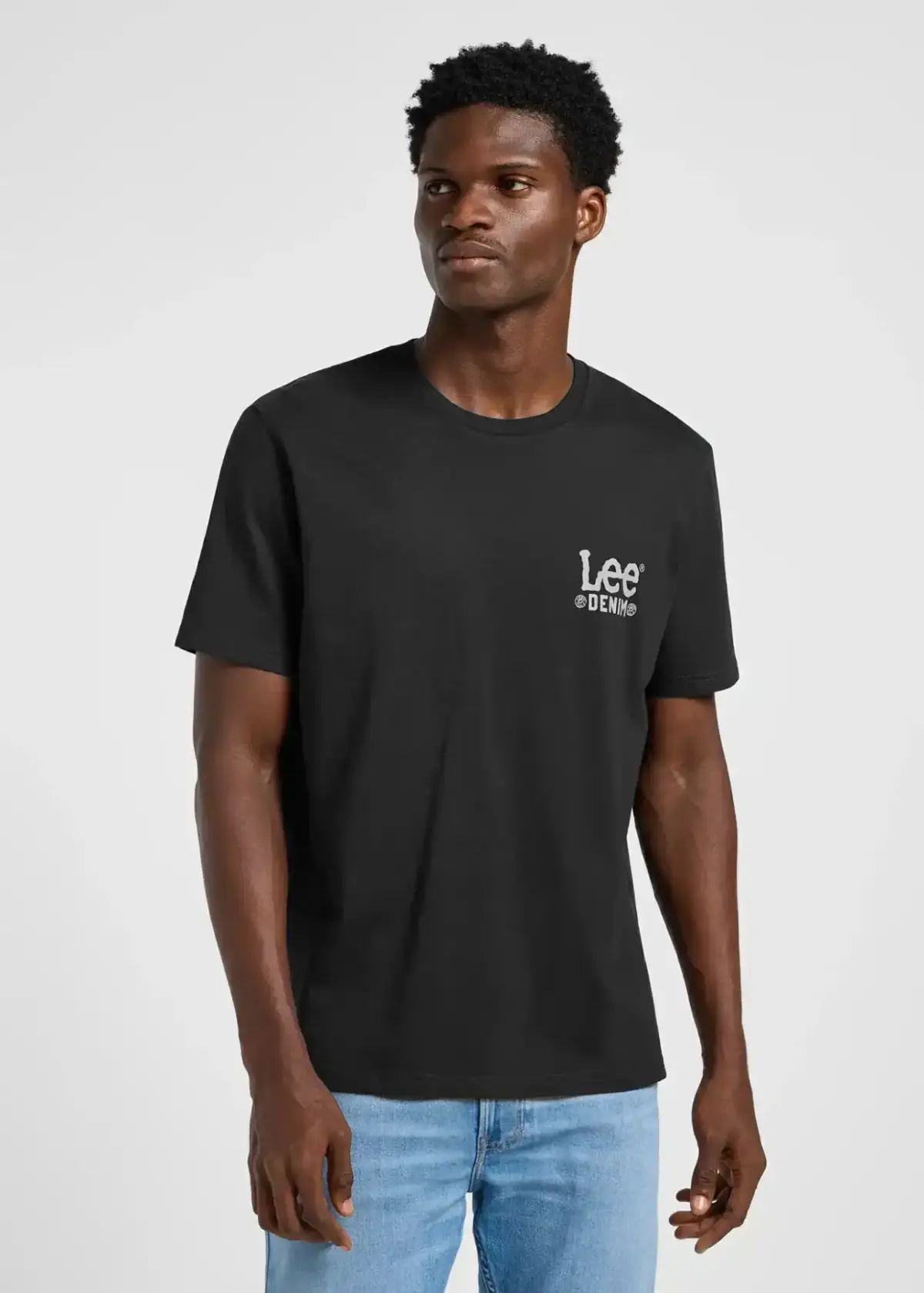 Lee - Ανδρικό T-shirt Subtle Logo Tee 112365455 Μαύρο