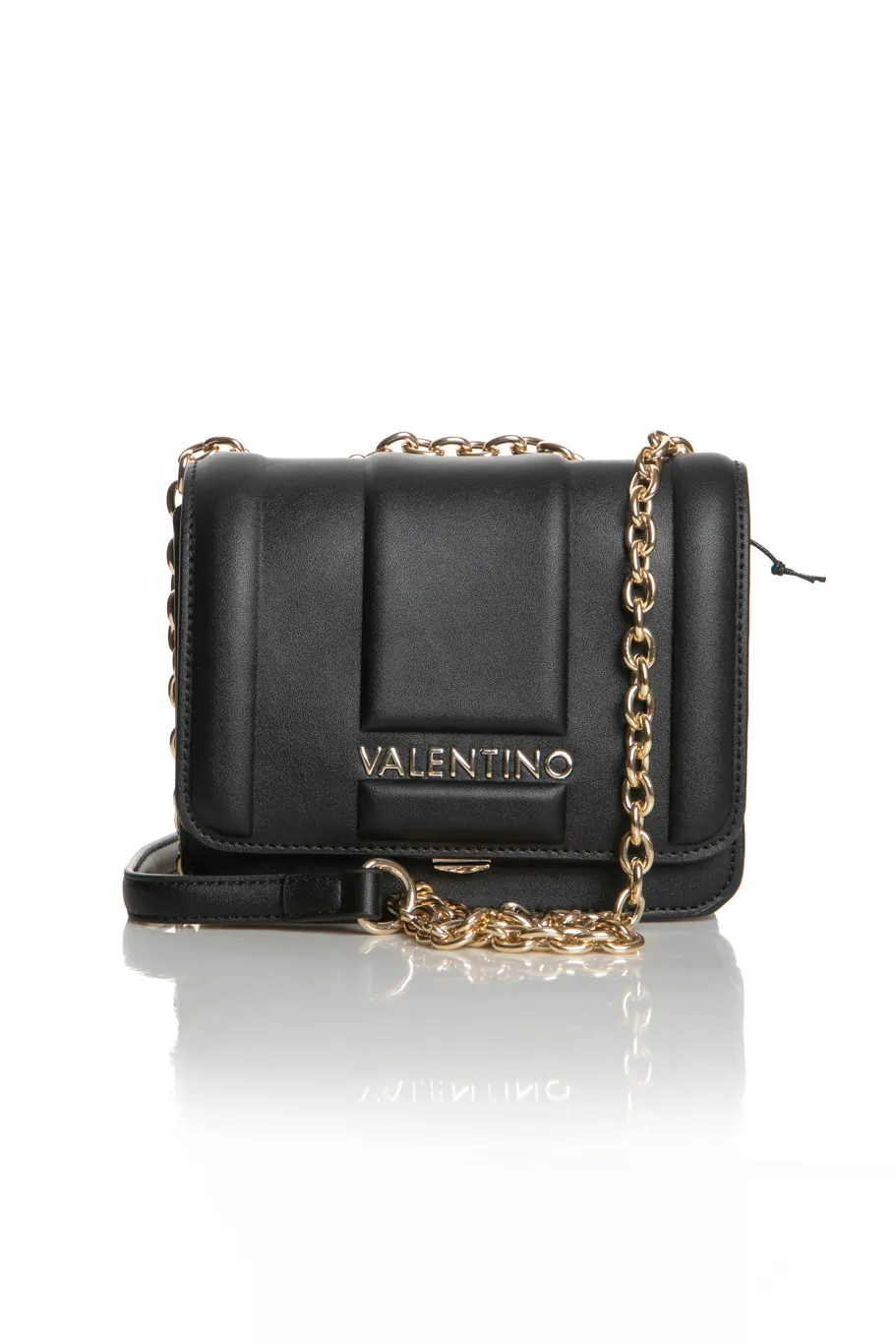 Valentino Bags - Γυναικεία Τσάντα Ώμου Brass VBS8G610-001 Μαύρο