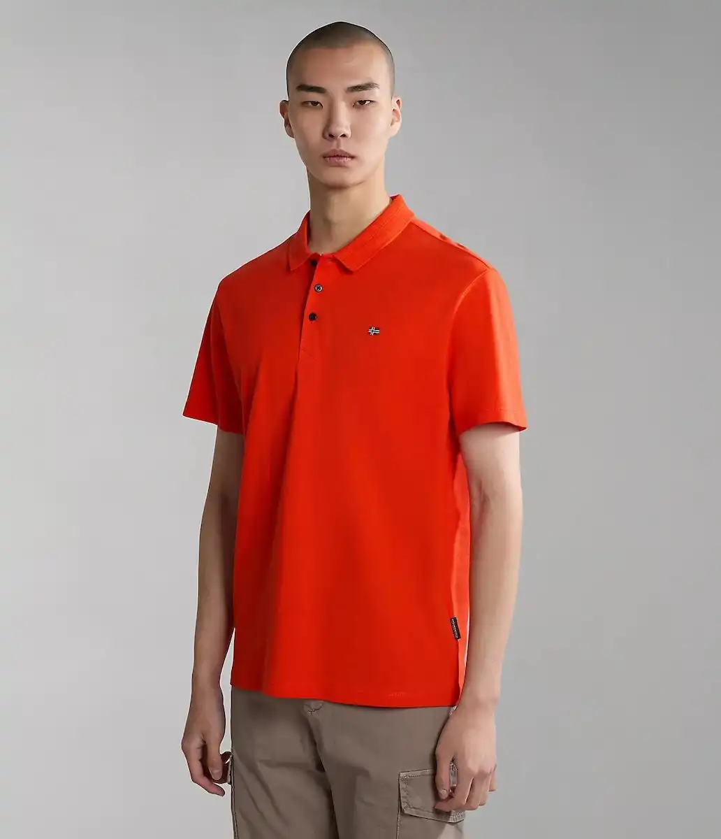 Napapijri - Ανδρικό T-shirt Polo Ealis SS Regular Fit NP0A4H8B-R05 Κόκκινο