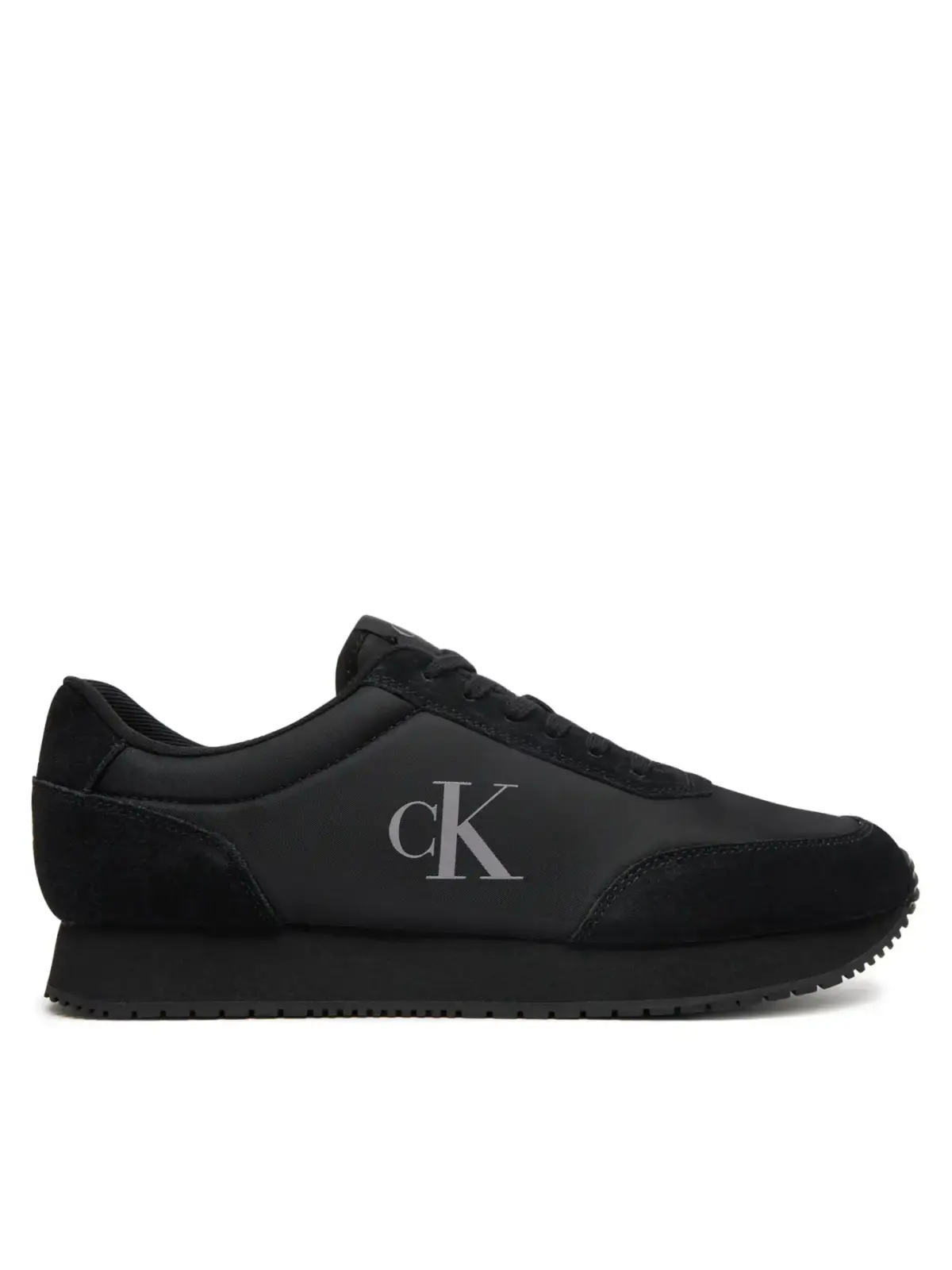 Calvin Klein - Ανδρικά Sneakers Retro Runner Iconic Snk YM0YM01119-0GJ Μαύρο