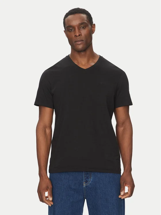 Calvin Klein -  Ανδρικό T-shirt Regular Fit LV040HM298-UB1 Μαύρο