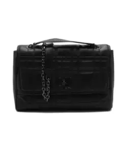Calvin Klein - Γυναικεία Τσάντα Ώμου Re-Lock Quilt Shoulder Bag Lg K60K609884-BAX Μαύρη