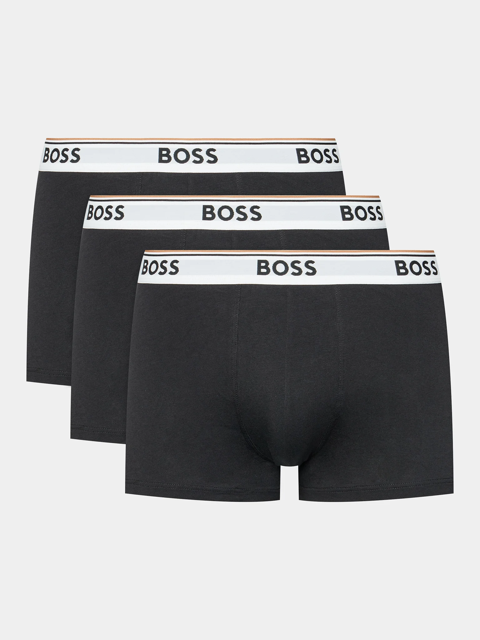 Hugo Boss - Ανδρικά Μποξεράκια Power Bodywear 3Pack 50475274-001 Μαύρο