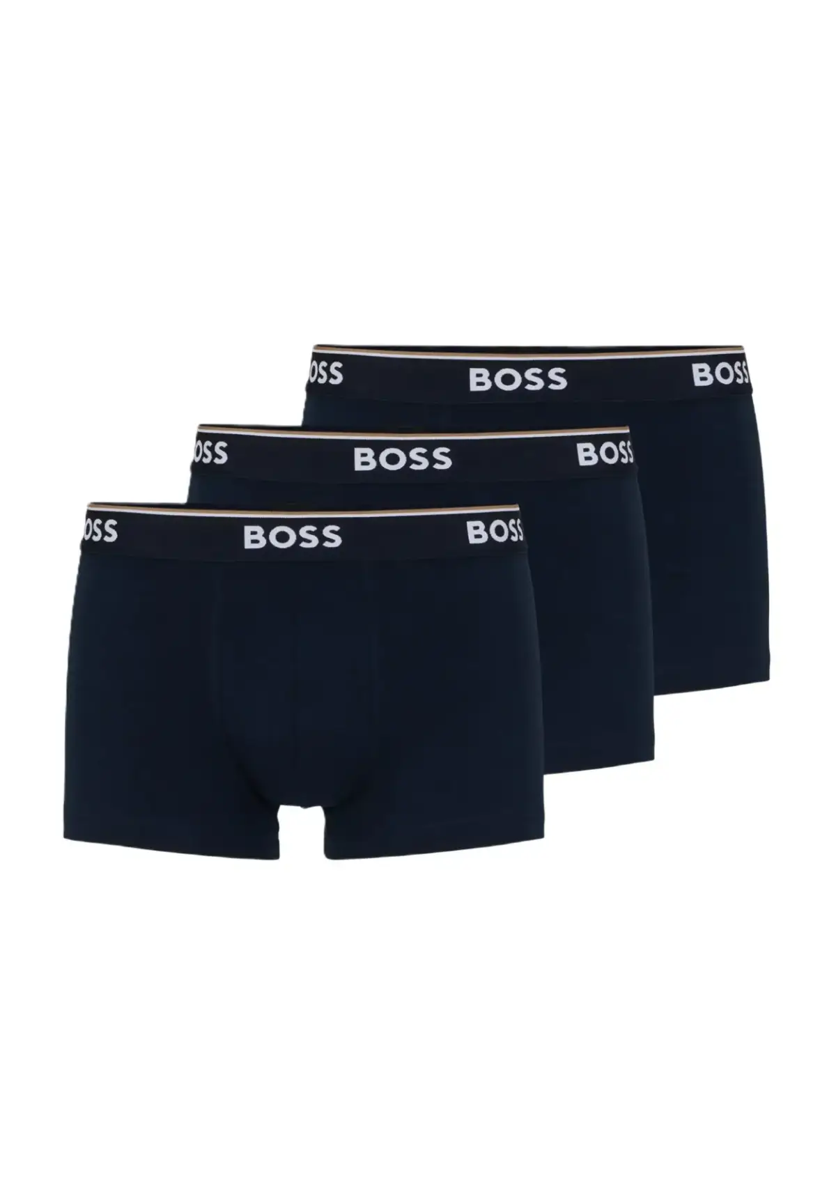 Hugo Boss - Ανδρικά Μποξεράκια Power Bodywear 3Pack 50475274-480 Μπλε Σκούρο
