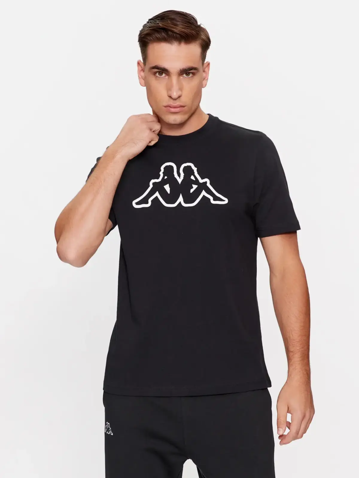 Kappa - Ανδρικό T-shirt Cromen 303HZ70-005 Μαύρο
